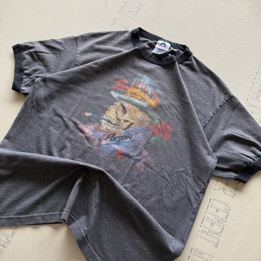 90's/00's‎ Poison Band Ringer T-shirt